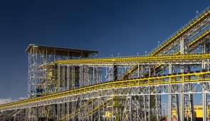 Planta de enriquecimiento de mineral, Mauritania / 
Mineral enrichment facility, Mauritania